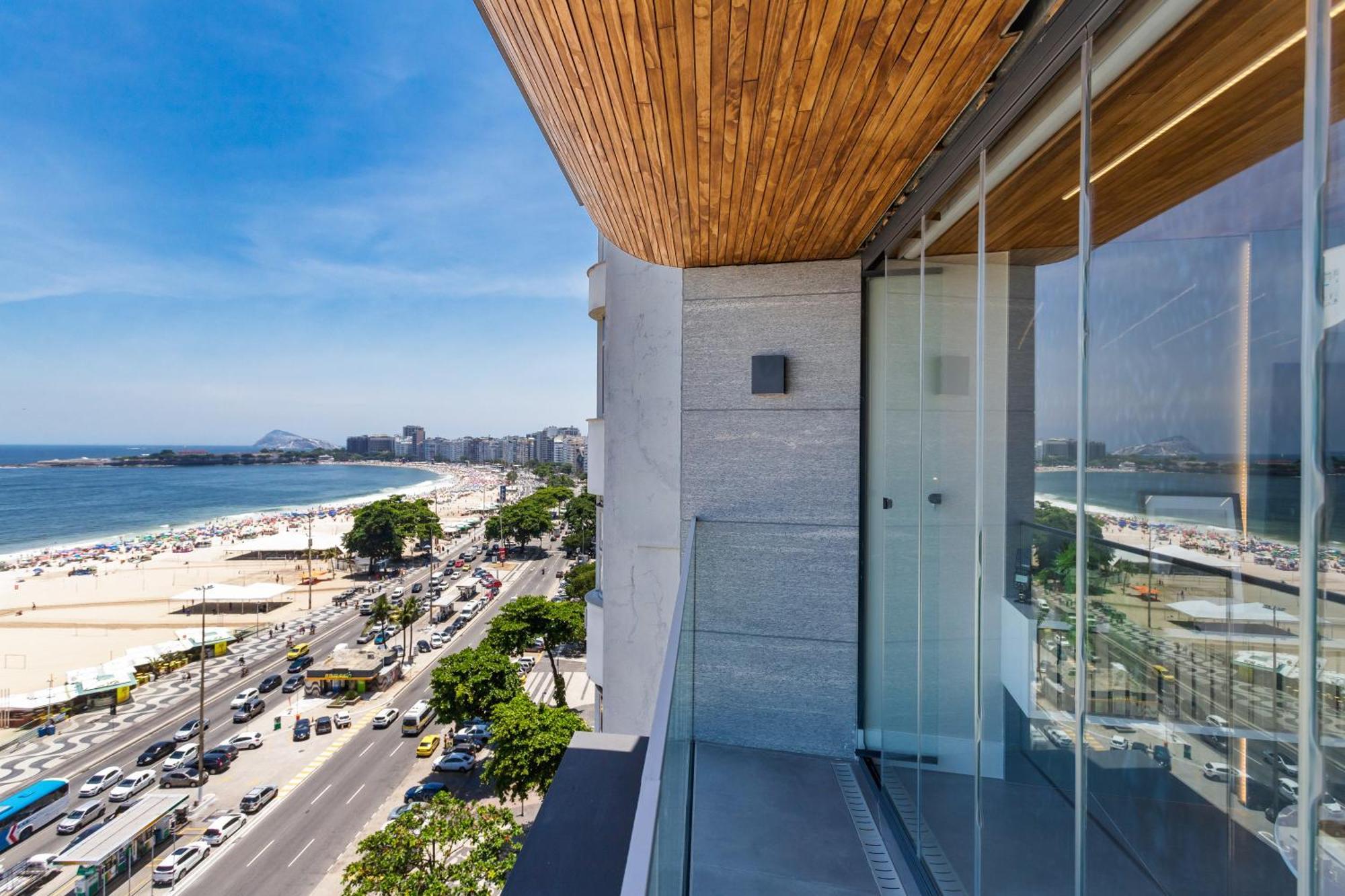 Unhotel - Luxuosos Apartamentos Na Atlantica A Beira-Mar, Copacabana ريو دي جانيرو المظهر الخارجي الصورة