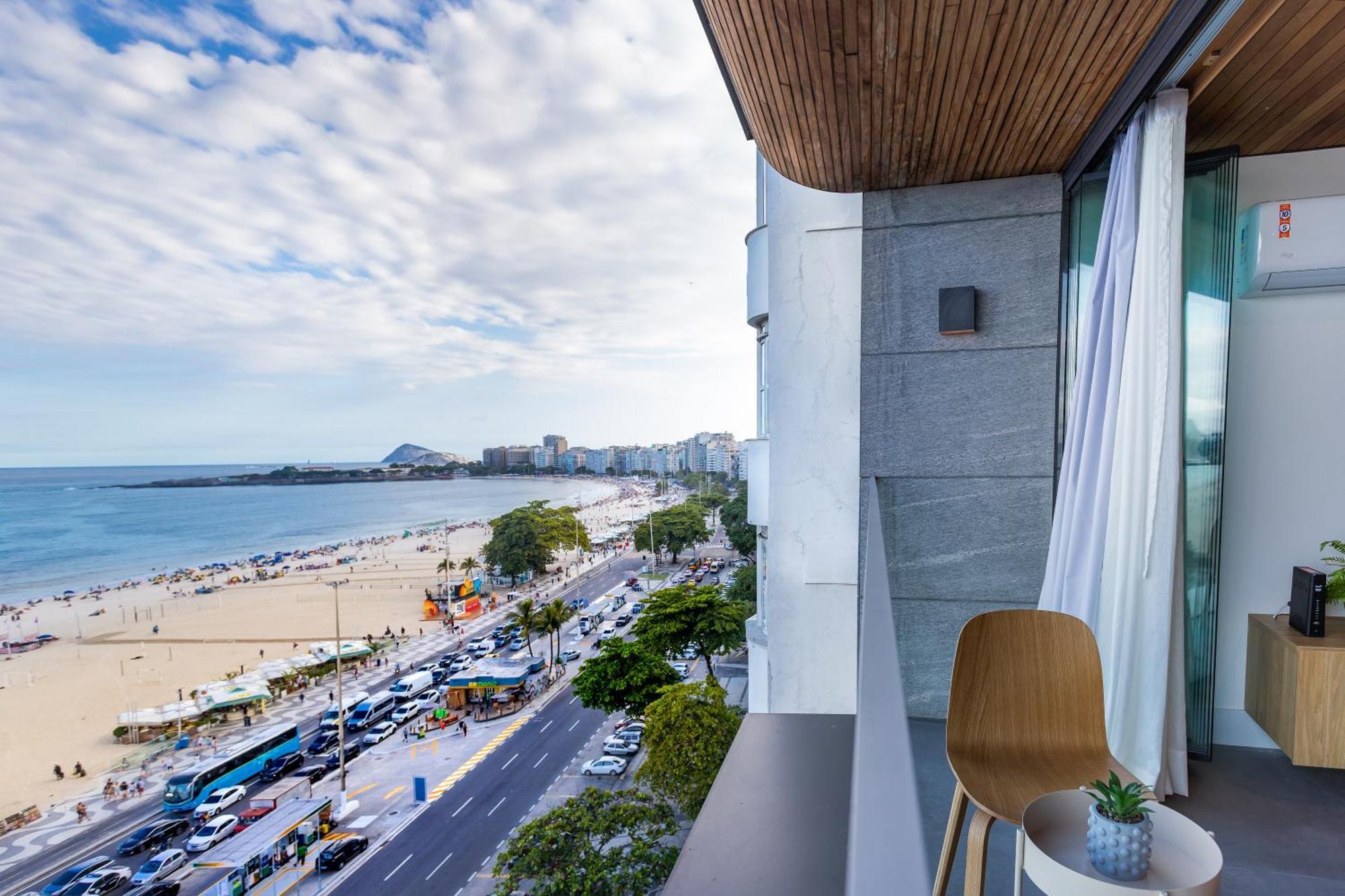 Unhotel - Luxuosos Apartamentos Na Atlantica A Beira-Mar, Copacabana ريو دي جانيرو المظهر الخارجي الصورة